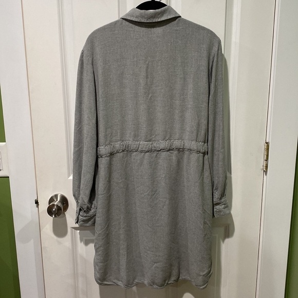 Target Soft Long Sleeve Shirt Dress - Picture 10 of 11